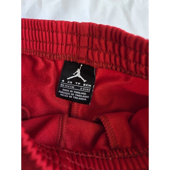 Nike AIR JORDAN Jumpman TRACK PANTS Red Sweatpants Boyz Size 4T (XS) New NWT - Picture 4 of 6